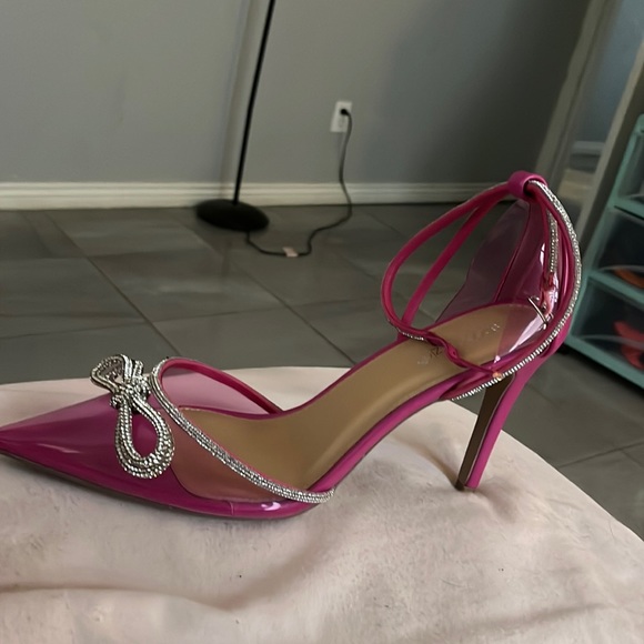 Shoe Dazzle Shoes - Pink heels size 12 shoe dazzle